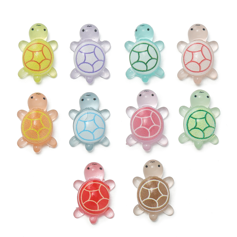 Resin Crafts Diy - 10 pz/lotto Mini Resina Tartarughe di