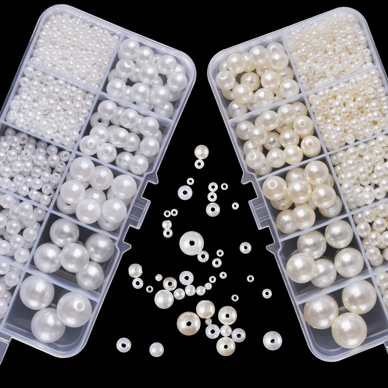 Resin Crafts - 800 pezzi di perle artificiali finte