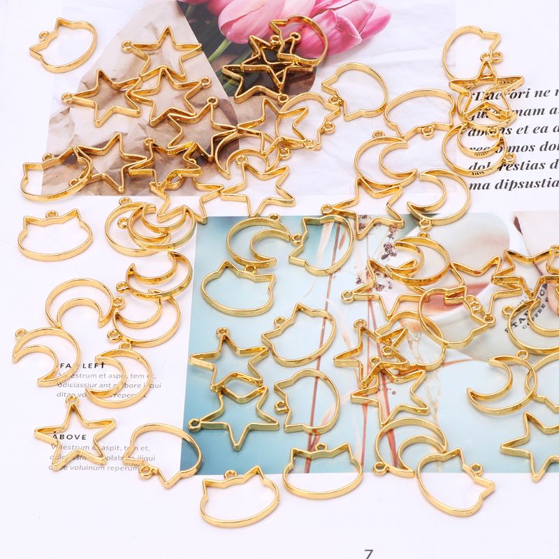 Bezels Set Pendant - 90 pezzi Mini ciondolo con cornice