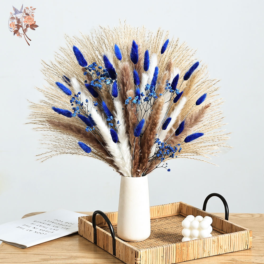 70 steli blu soffice coda di c - Dried Flower Bulk recensione e prezzo