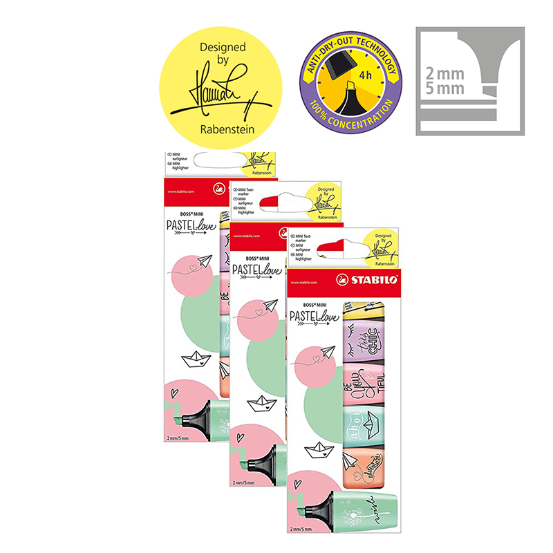 STABILO BOSS MINI Pastellove - - Stabilo Marker Boss recensione e prezzo