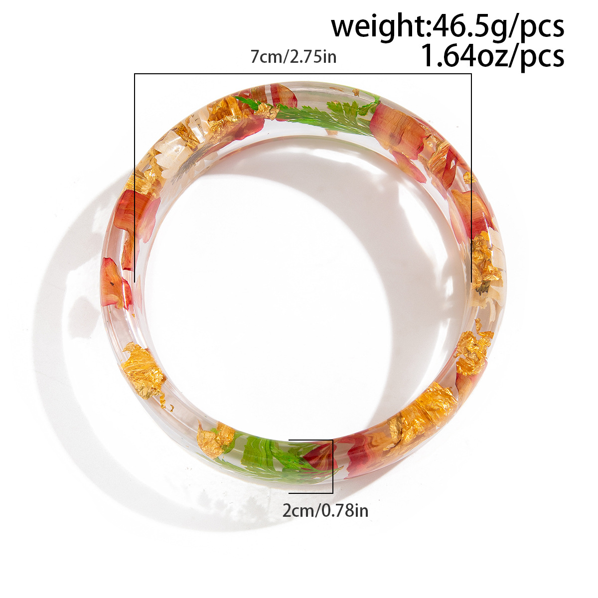 Bracciale rigido largo in acri - Dried Flower Bulk recensione e prezzo