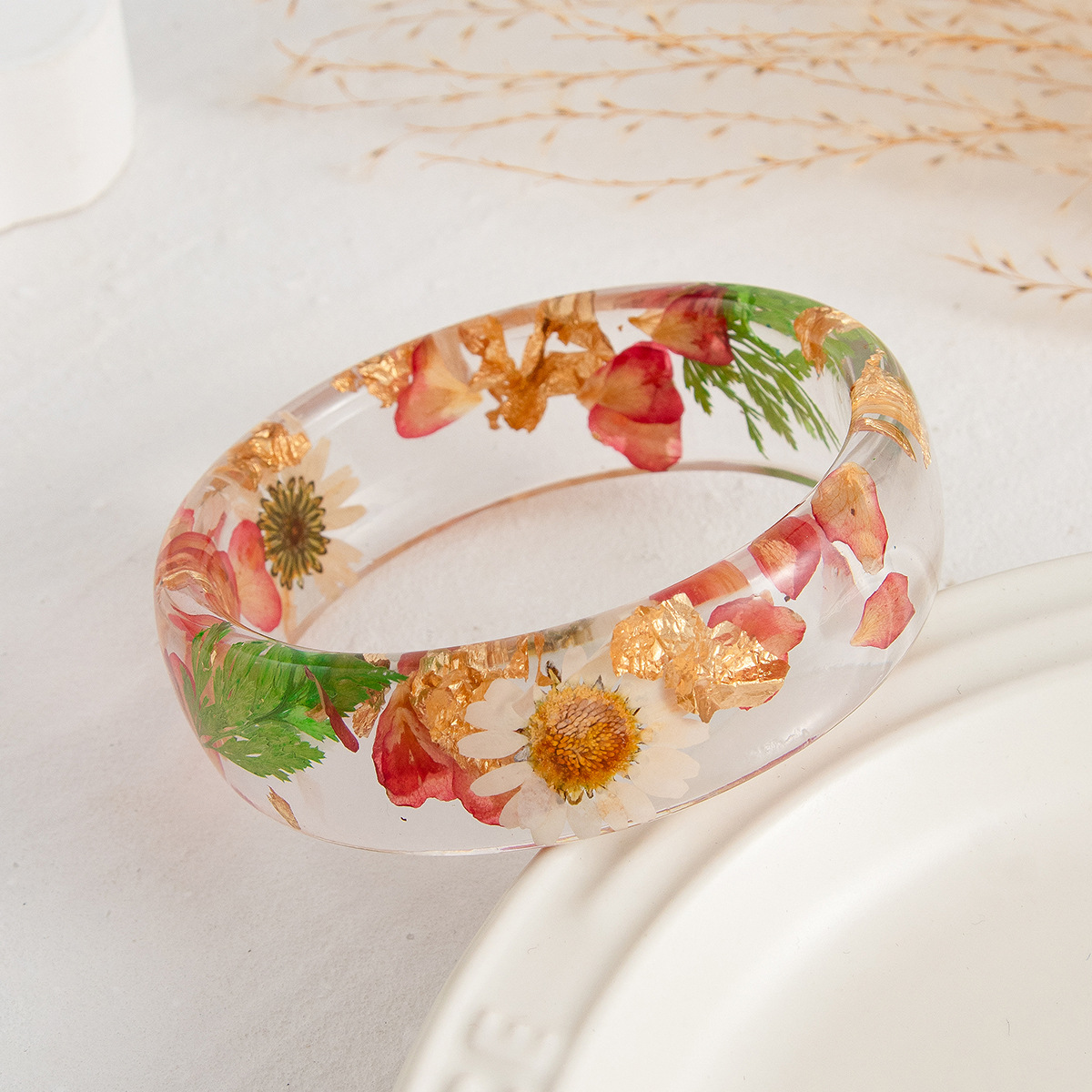 Bracciale rigido largo in acri - Dried Flower Bulk recensione e prezzo